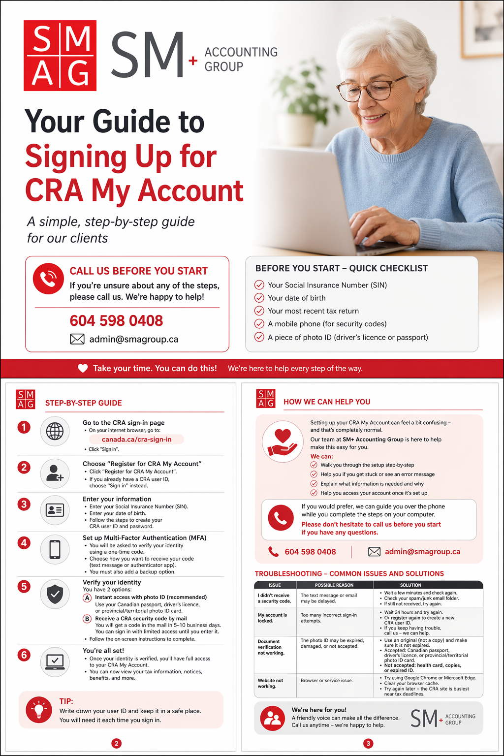 CRA My Account Guide - SM Accounting Group